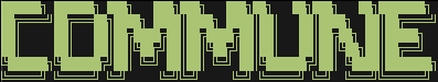 commune ascii logo from the telnet/ssh ui